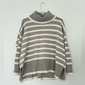 Ann Taylor LOFT Cozy Striped Sweater size XS